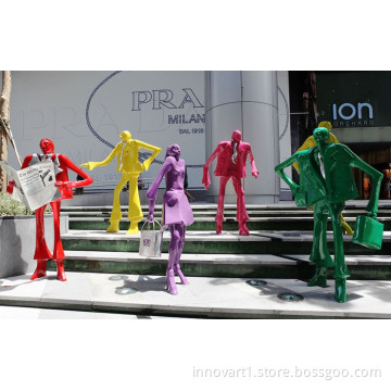 shopping mall sculpture,square sculpture